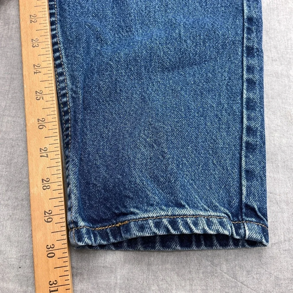 Levis 550 Jeans Women 16 Miss Medium Blue Relaxed Fit‎ Taper Leg Bat Wing VTG